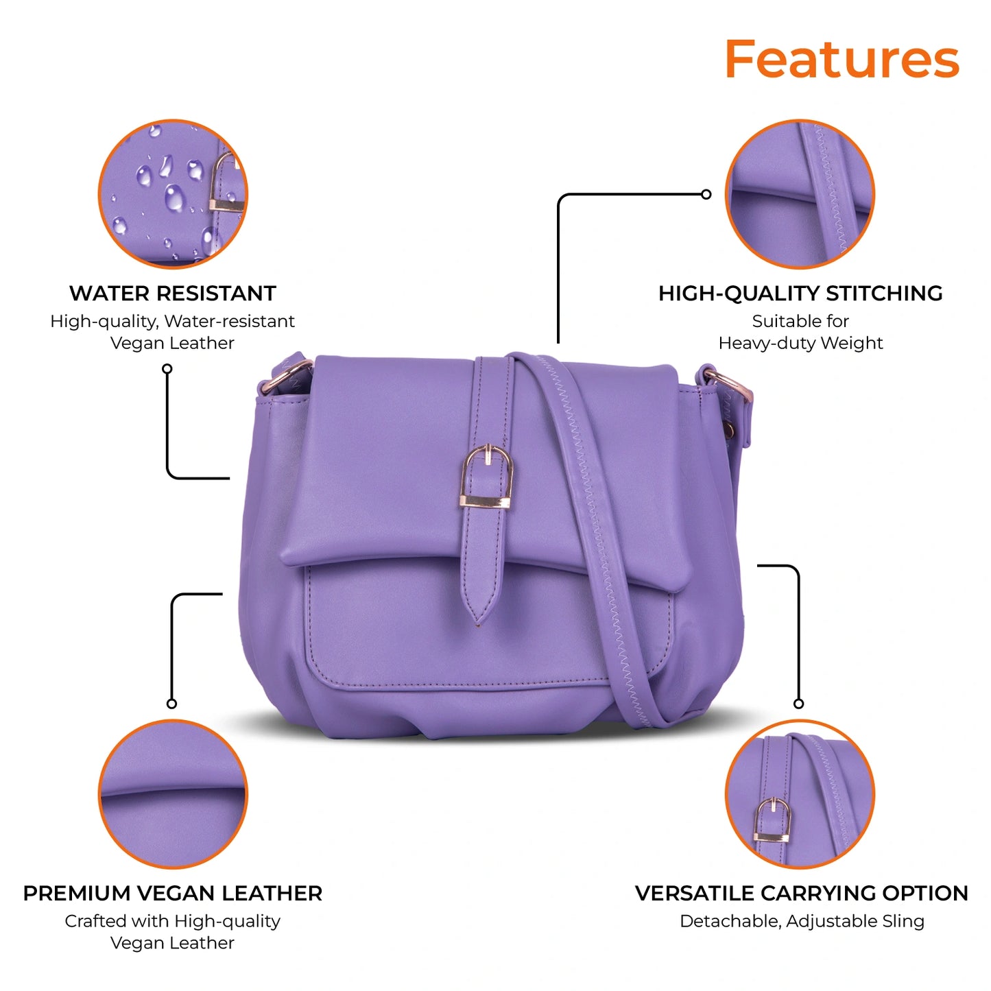JustBags Lush Loop Sling Bag