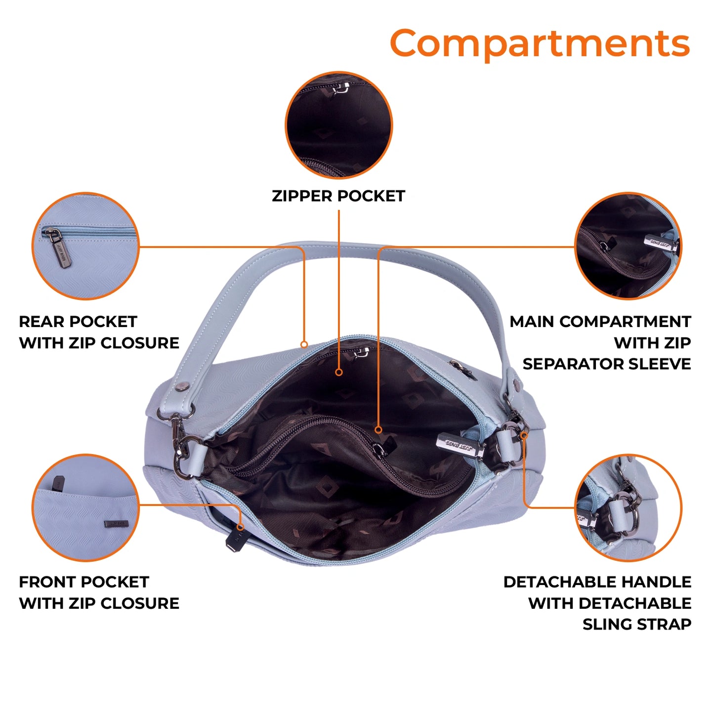 JustBags Curve Sling