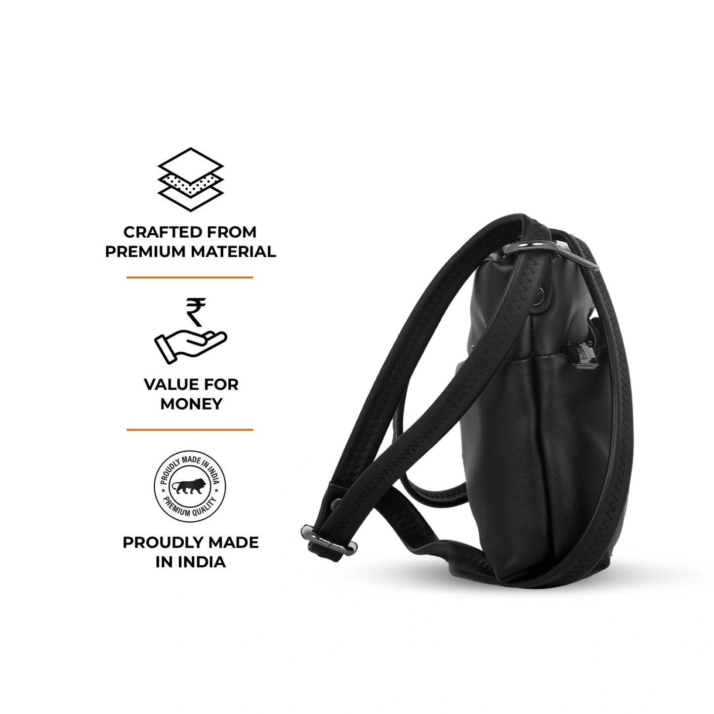 JustBags Sleek Stride Sling Bag