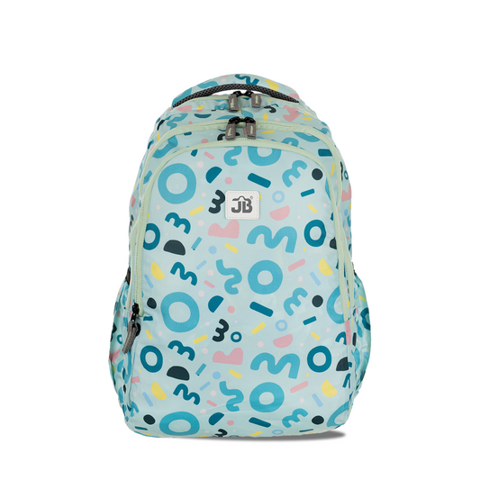 Creative Chaos School Backpack - 17 Inch (Light Blue)