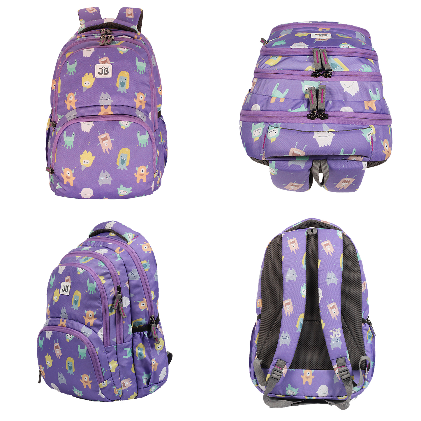 Alien Ambler School Backpack - 17 Inch (Purple)