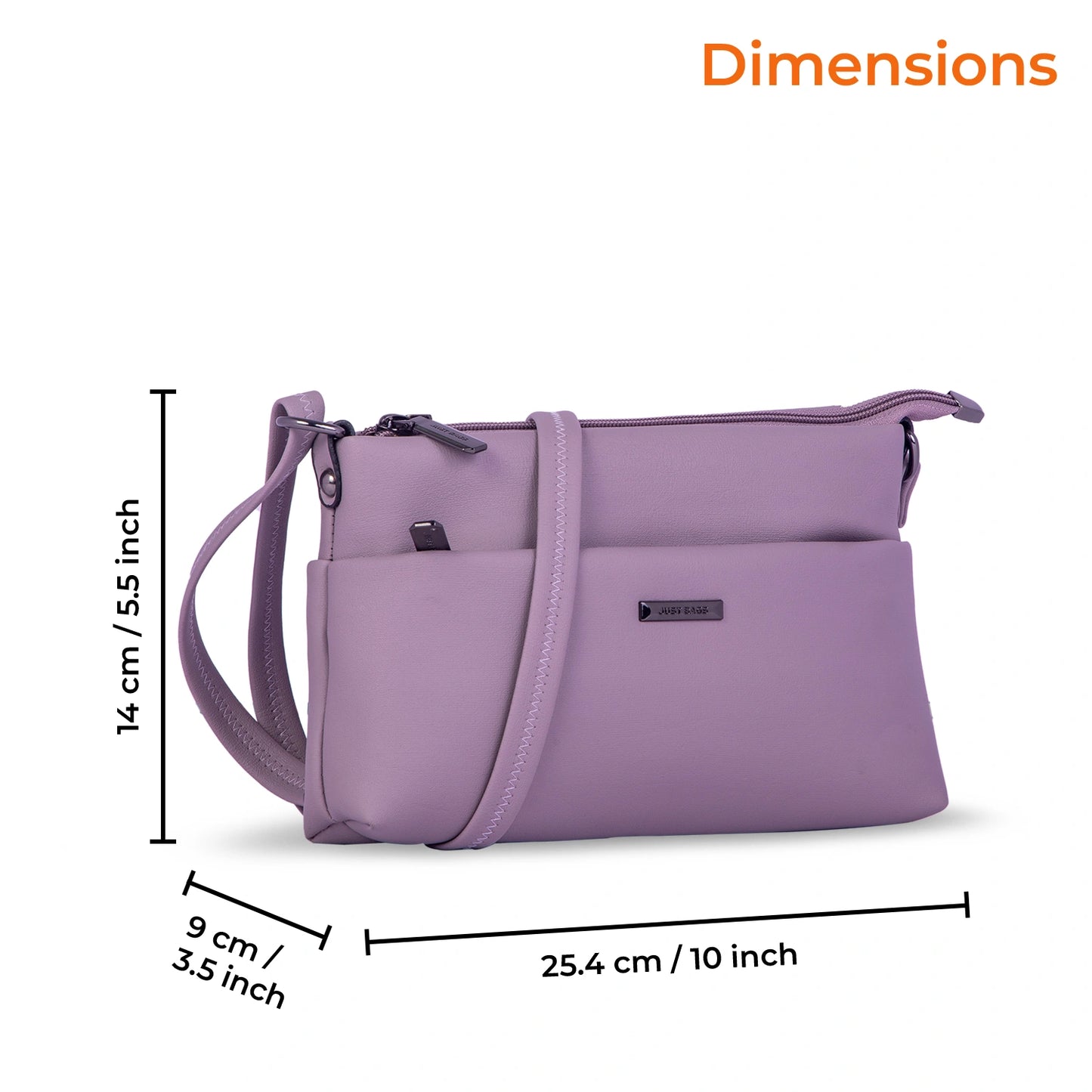 JustBags Sleek Stride Sling Bag