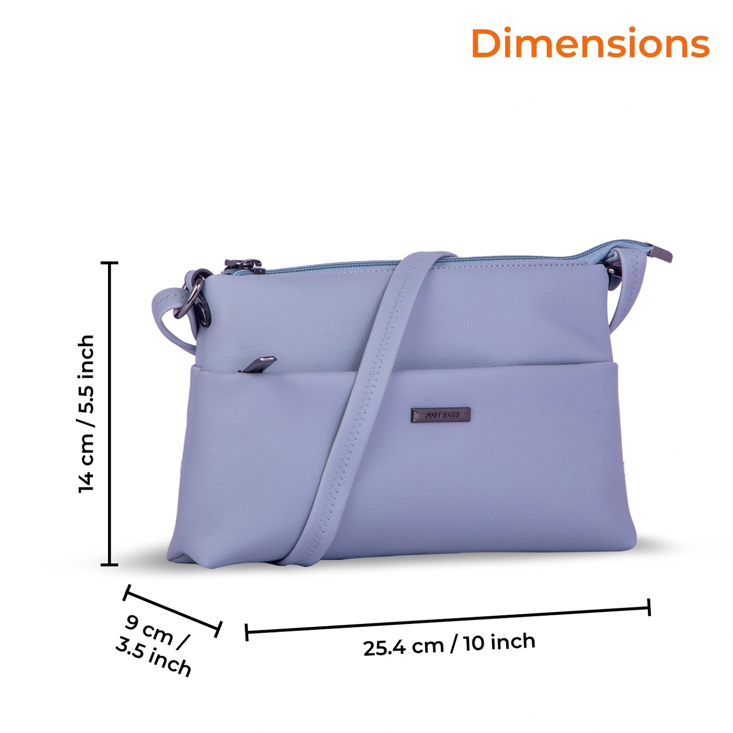 JustBags Sleek Stride Sling Bag