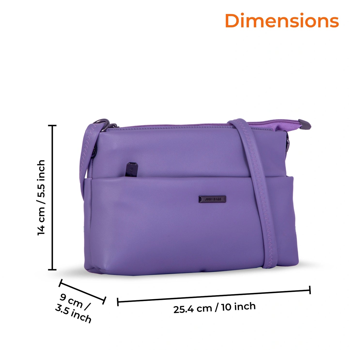 JustBags Sleek Stride Sling Bag