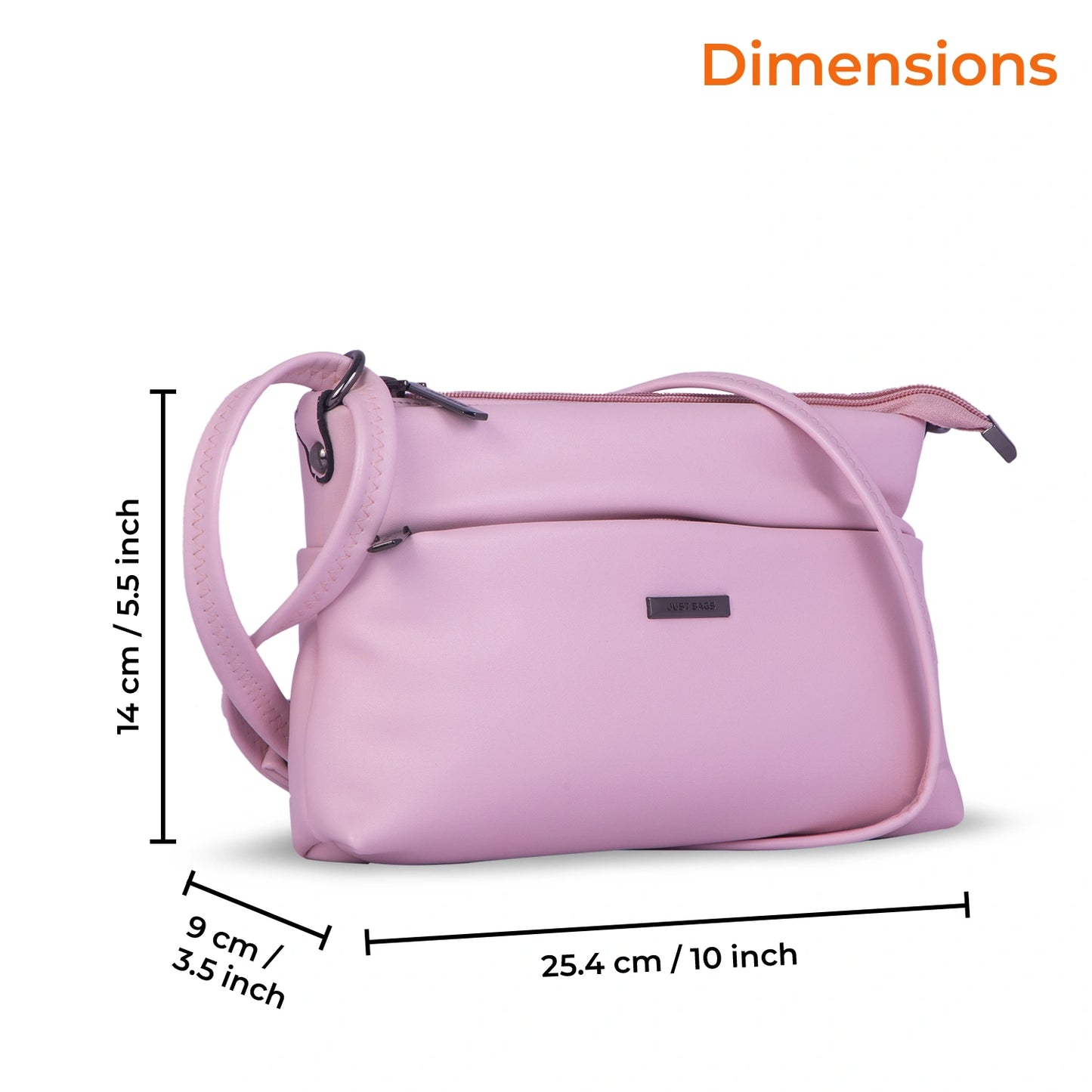 JustBags Sleek Stride Sling Bag