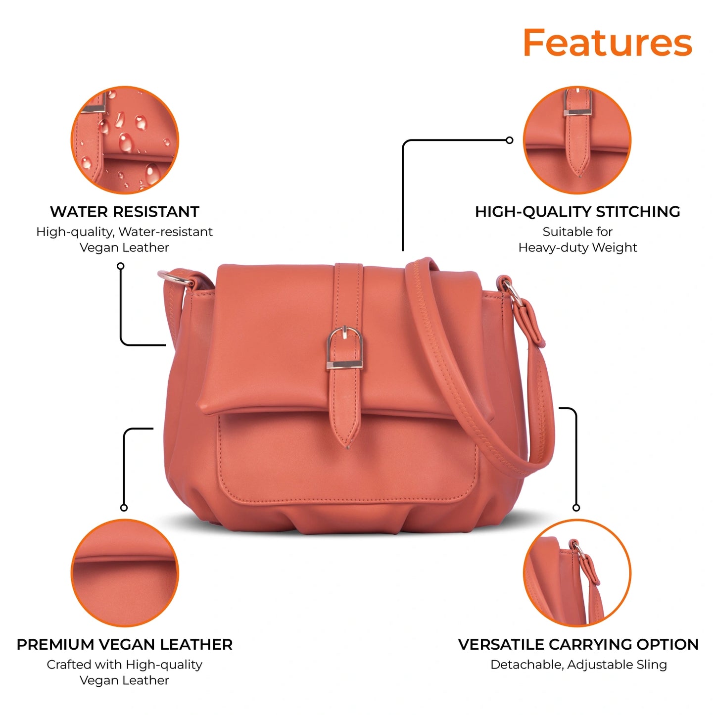 JustBags Lush Loop Sling Bag