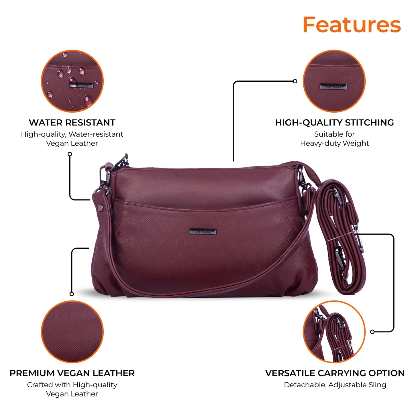 JustBags Curve Sling