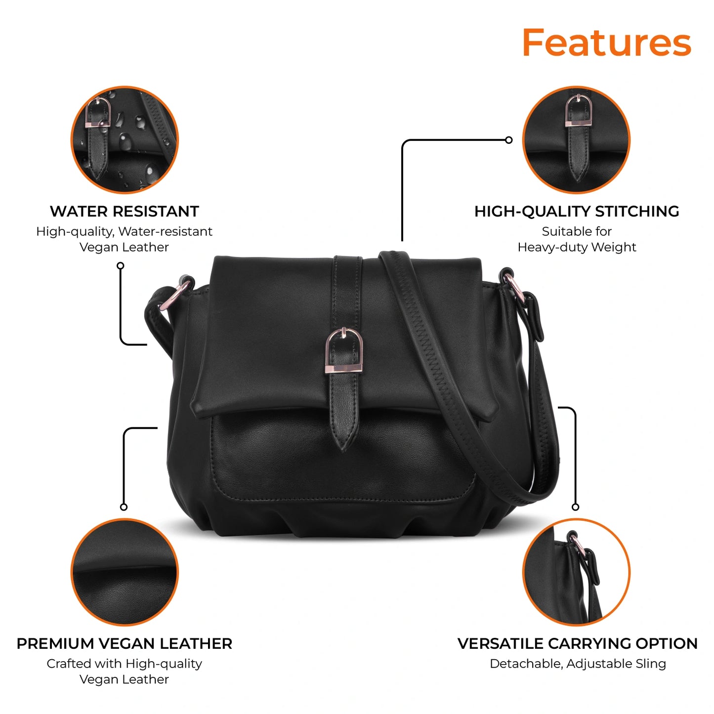 JustBags Lush Loop Sling Bag