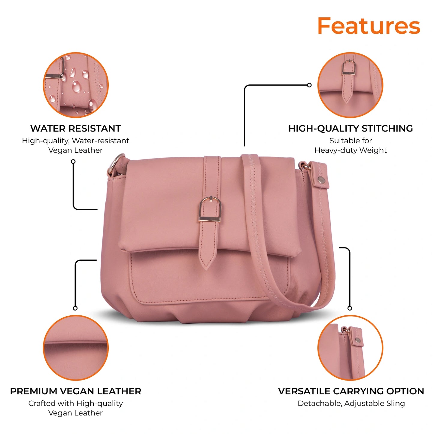 JustBags Lush Loop Sling Bag