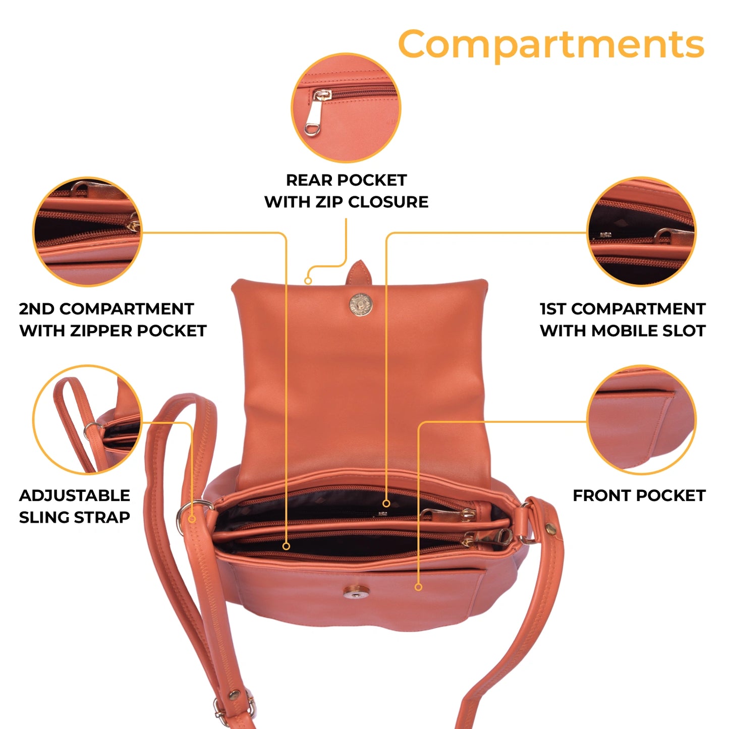 JustBags Lush Loop Sling Bag
