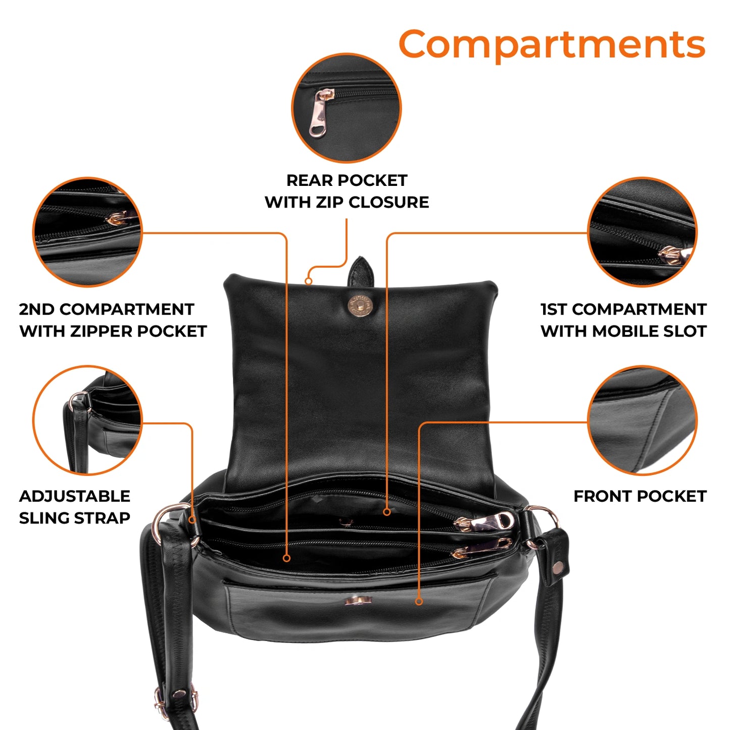 JustBags Lush Loop Sling Bag