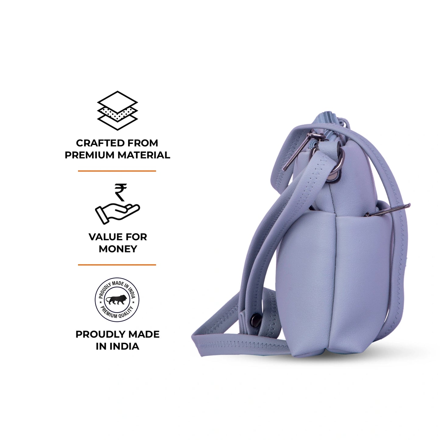 JustBags Sleek Stride Sling Bag