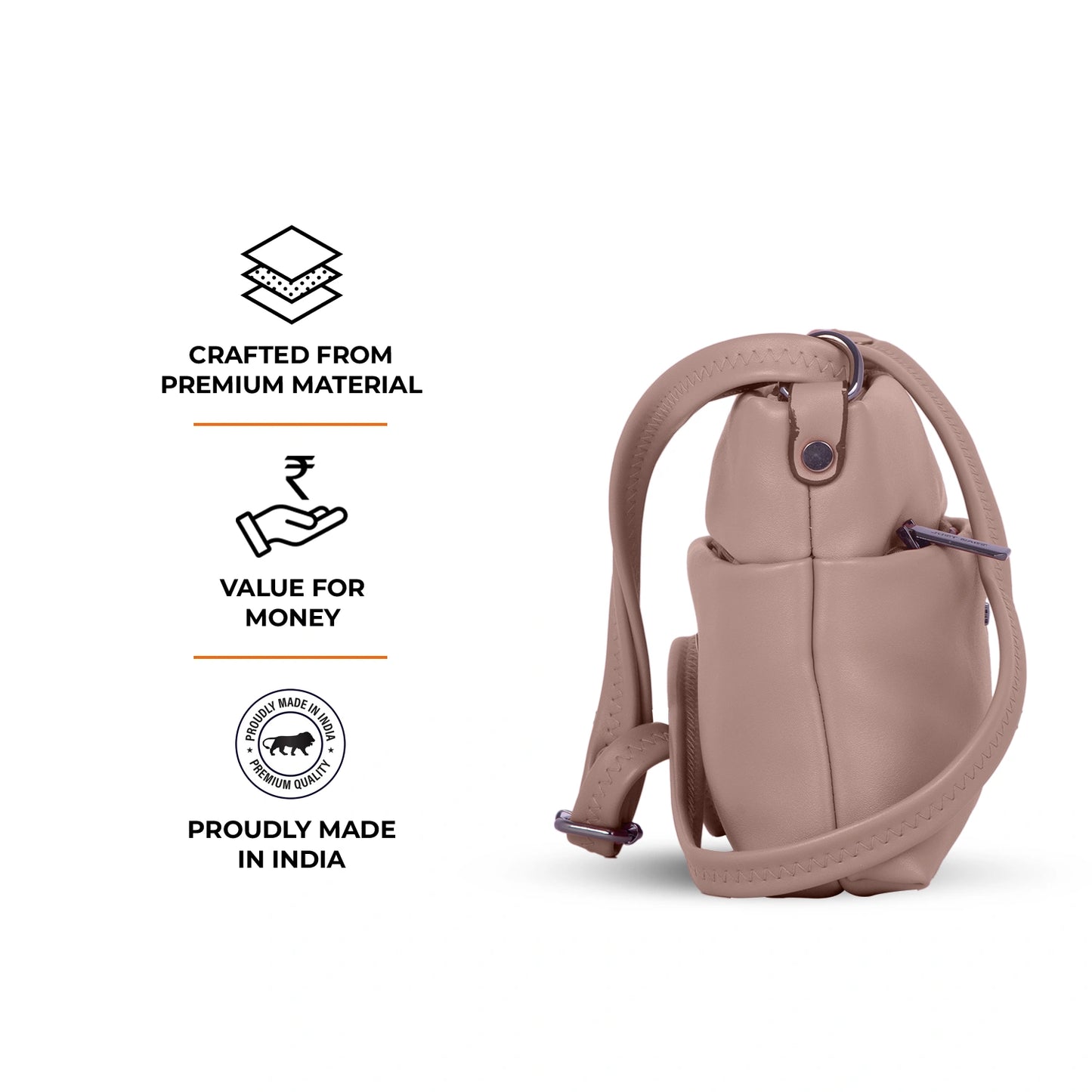 JustBags Sleek Stride Sling Bag