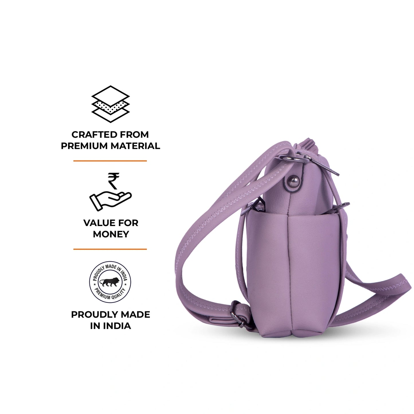 JustBags Sleek Stride Sling Bag