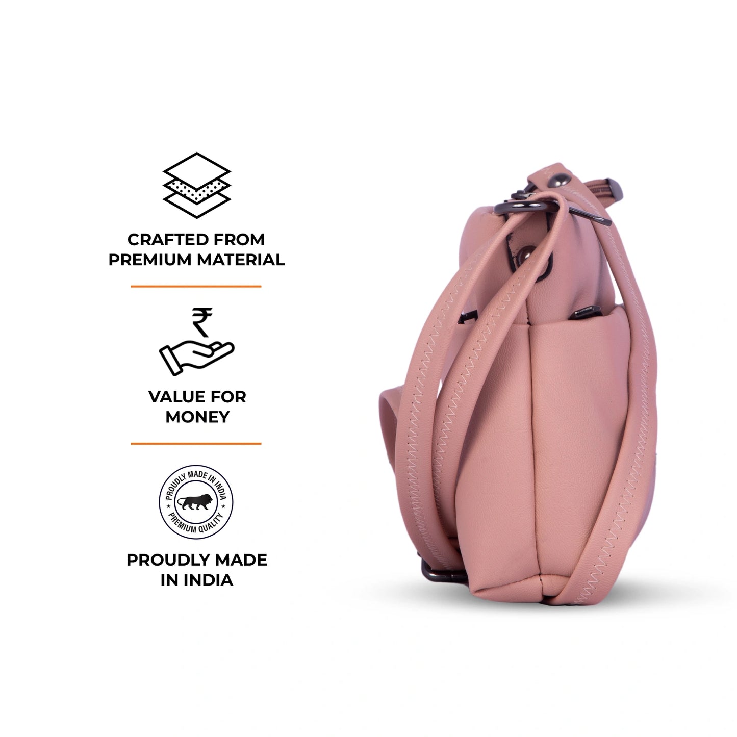 JustBags Sleek Stride Sling Bag