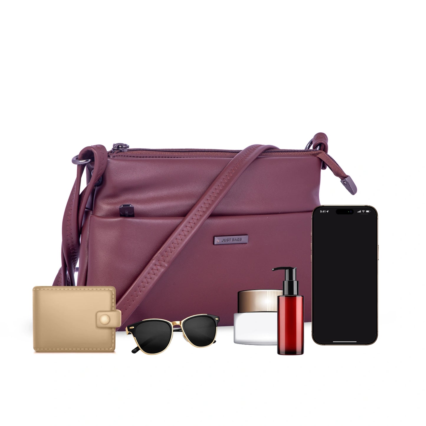 JustBags Sleek Stride Sling Bag