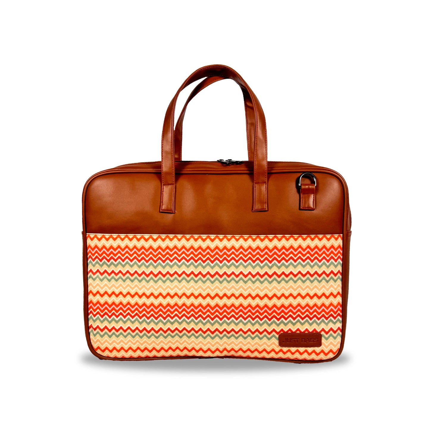 All-Over Printed Foam Leather Office Laptop Bag – Fits up to 15.5" Laptop
