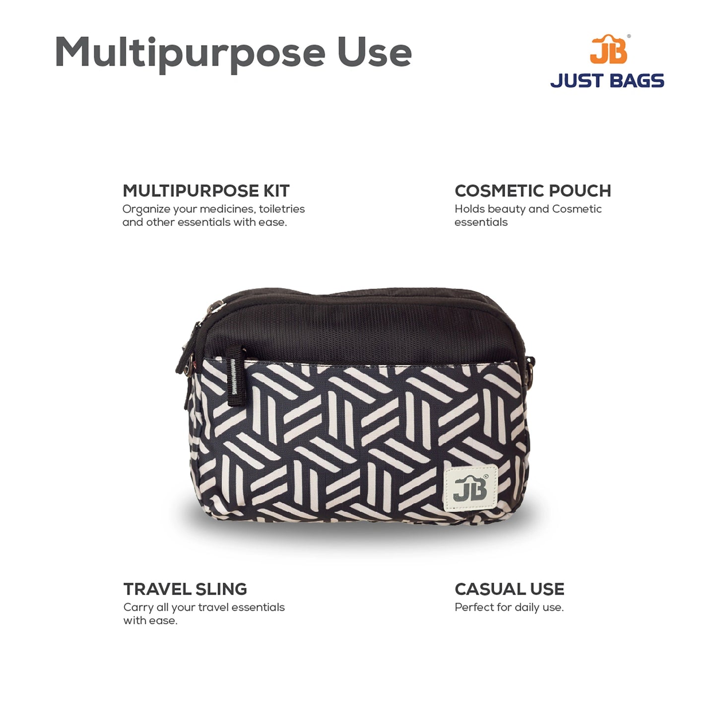 EcoChic Dual Carry Printed Sling Bag