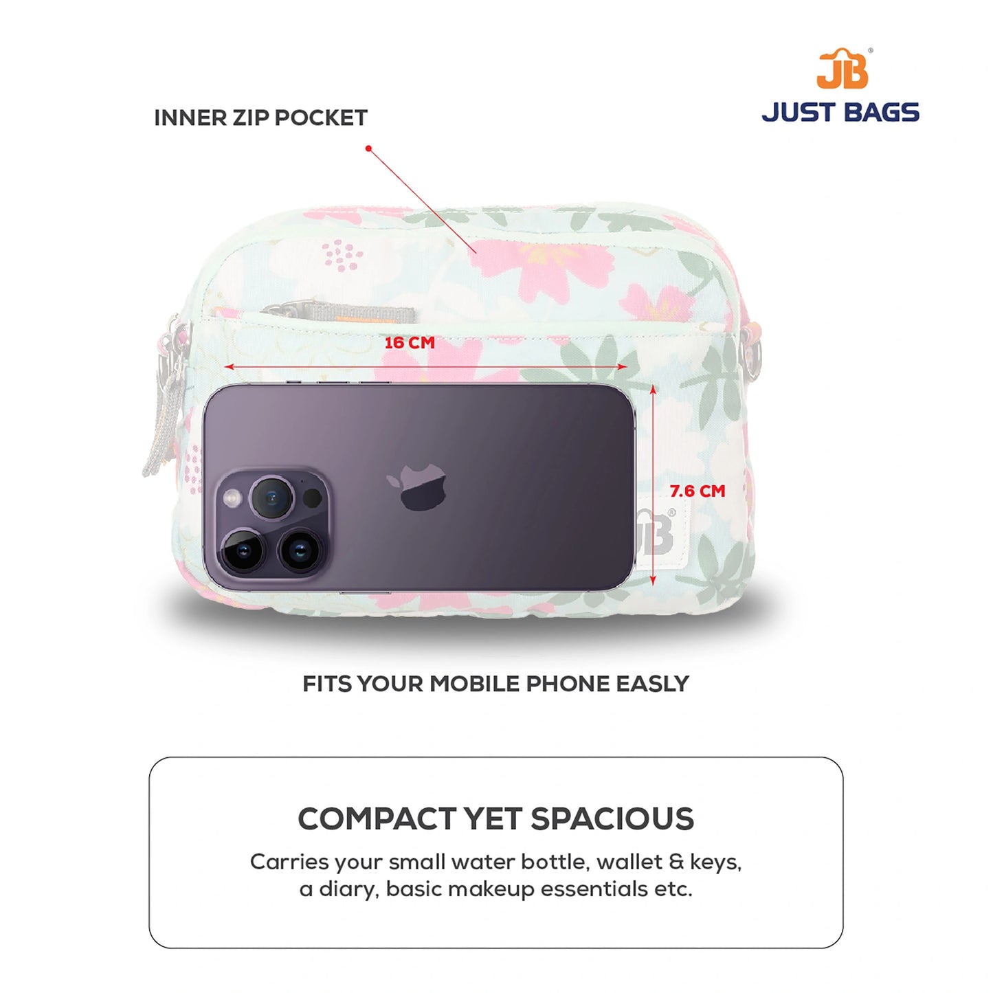 EcoChic Dual Carry Printed Sling Bag