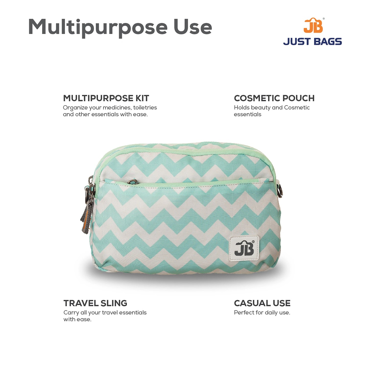 EcoChic Dual Carry Printed Sling Bag