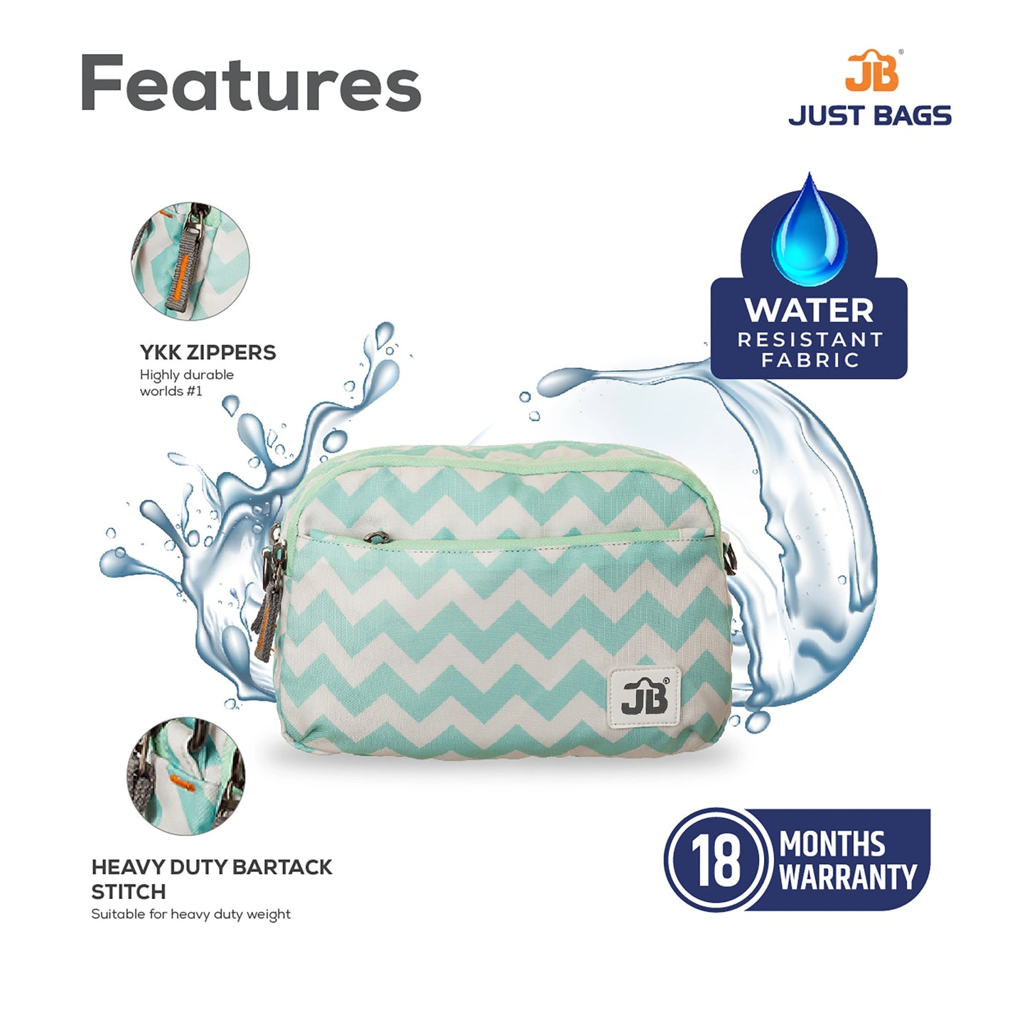 EcoChic Dual Carry Printed Sling Bag