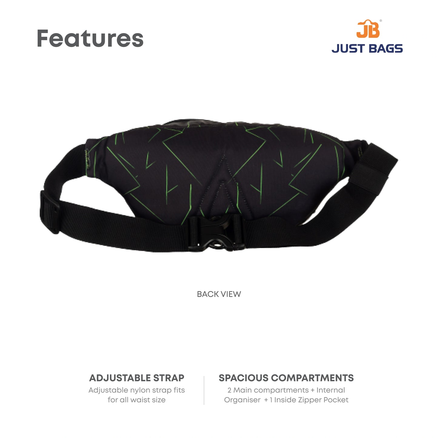 Roam Ready Multipurpose Printed Waist Pouch