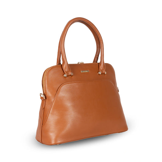 Aurex – Elegant Vegan Leather Handbag with Smart Compartments & Detachable Sling