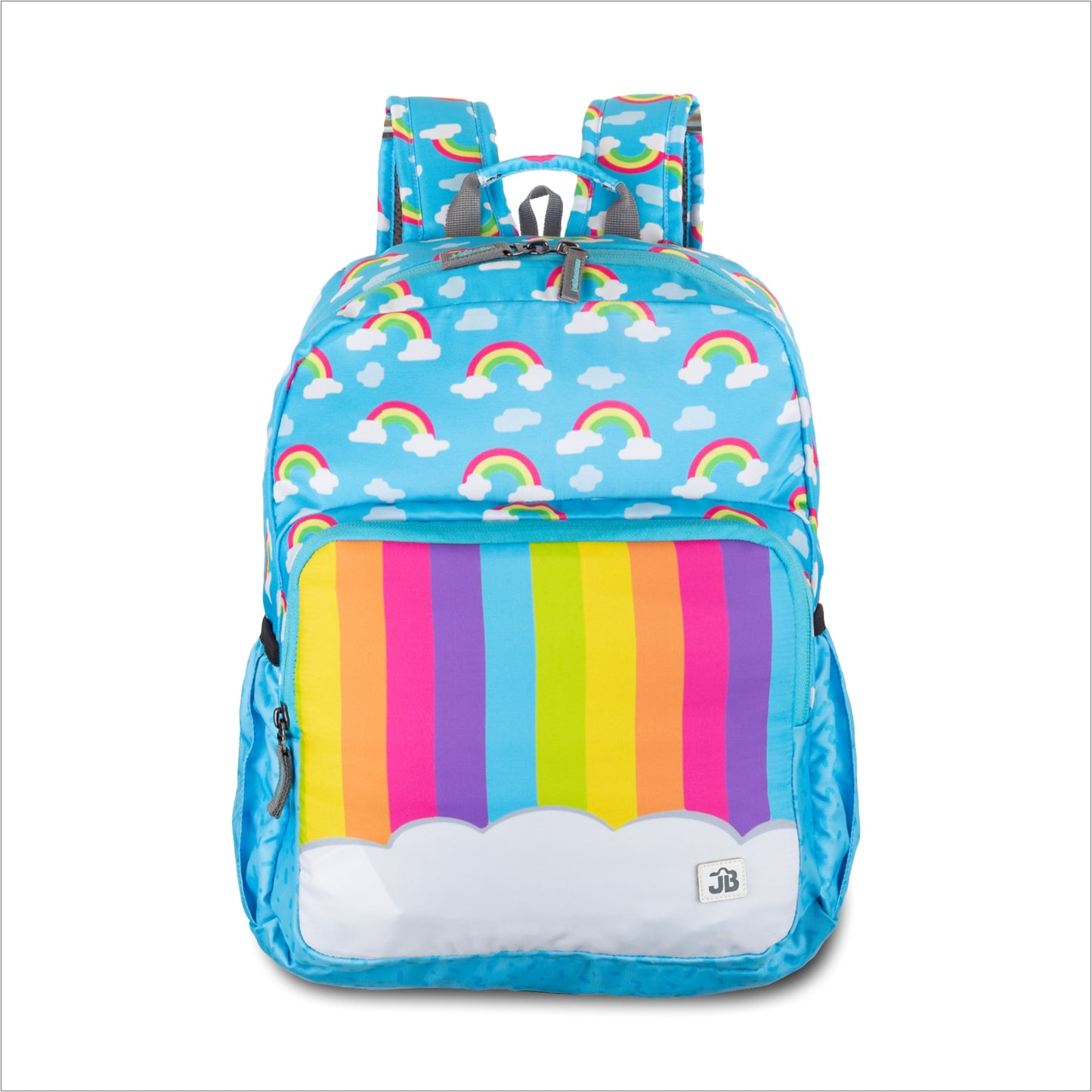 Rainbow Rush School Backpack - 15 Inch ( Light Blue)
