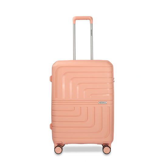 JB Vacanza Arctic Polypropylene Cabin Trolley Bag Medium Size - 24-inch (65 cm)