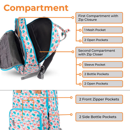 Diaper Bag Backpack - Lightweight, Durable, Travel-Friendly