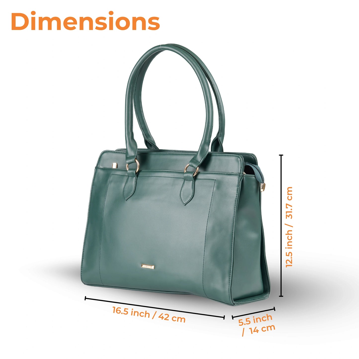 Laptop Tote Bag – Work & College Bag with Padded Laptop Compartment