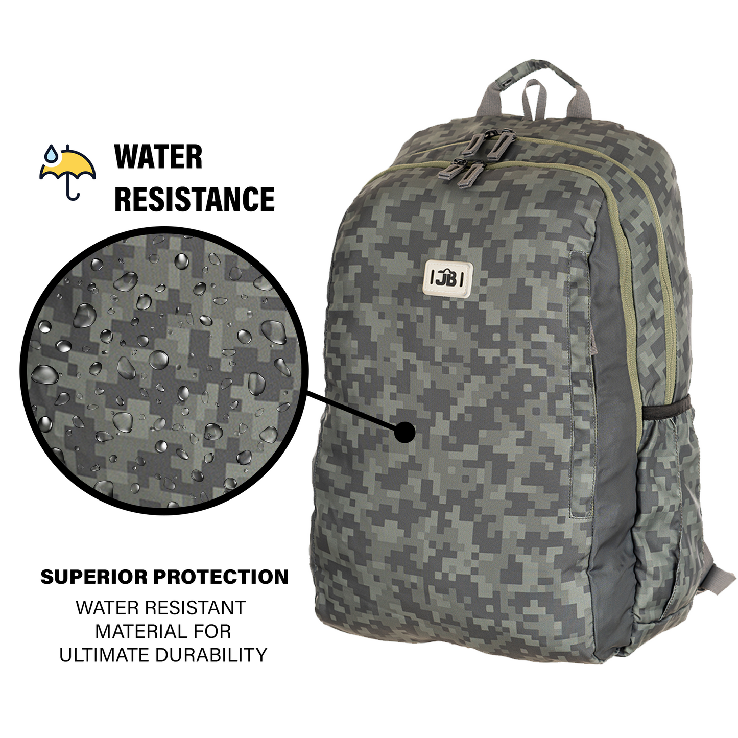 Blaze Unisex Heavy Duty Laptop Backpack - Grey