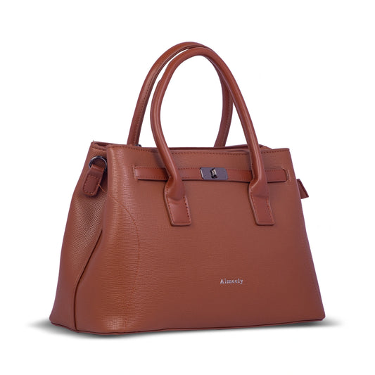 Aimleey Noir Luxe – Signature Structured Handbag