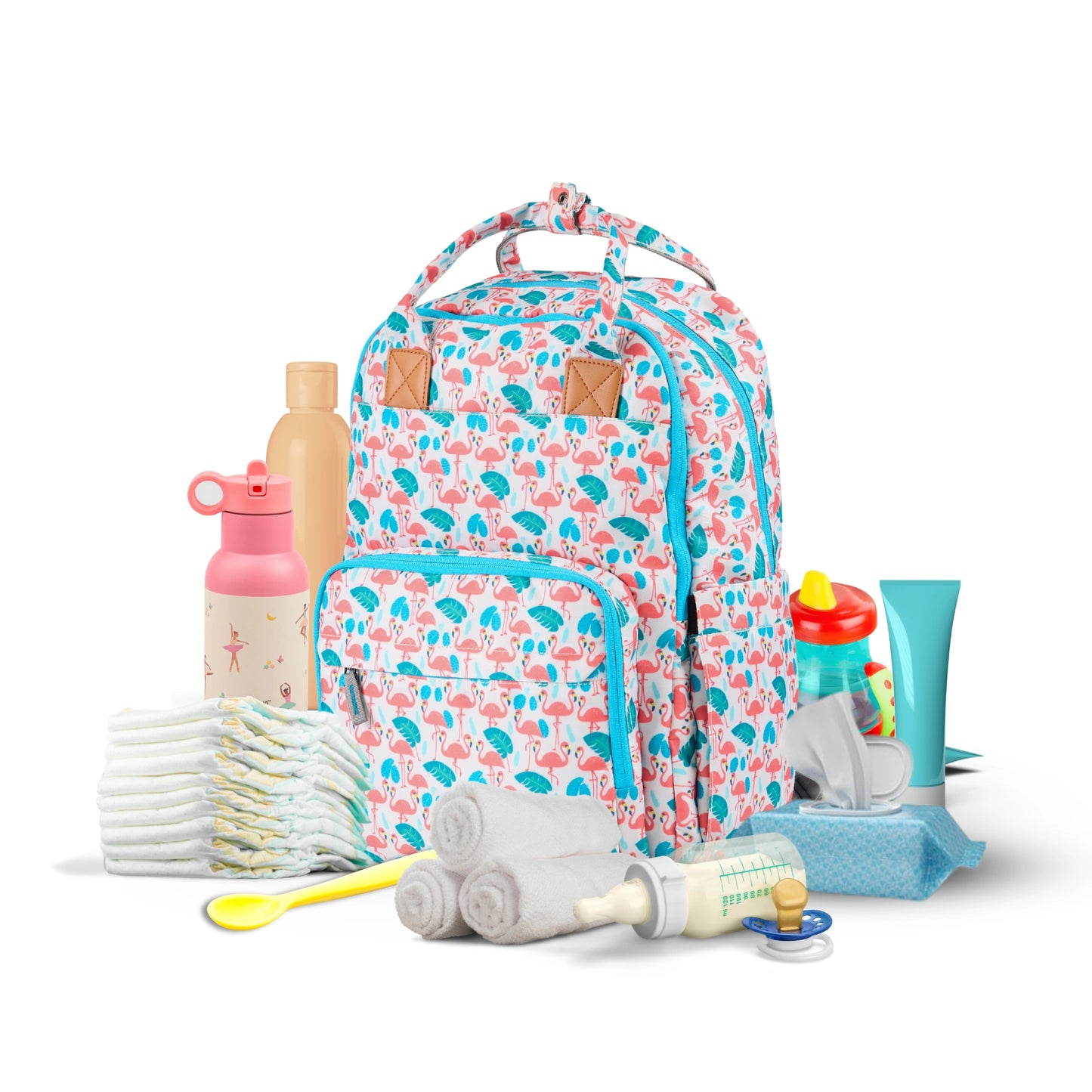 Diaper Bag Backpack - Lightweight, Durable, Travel-Friendly