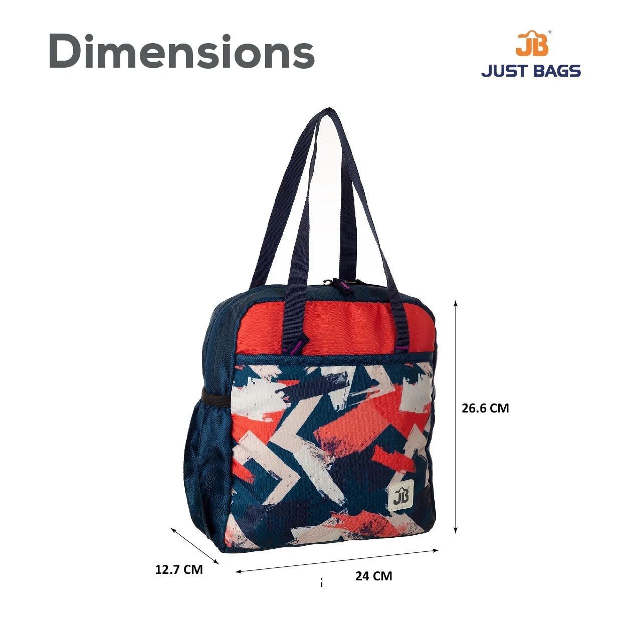 JUSTBAGS Taste-Trekker 8L Insulated Lunch Bag with Bottle Holder