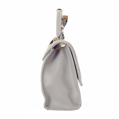 Stylish Multiway Handbag with Detachable Sling Belt - Grey