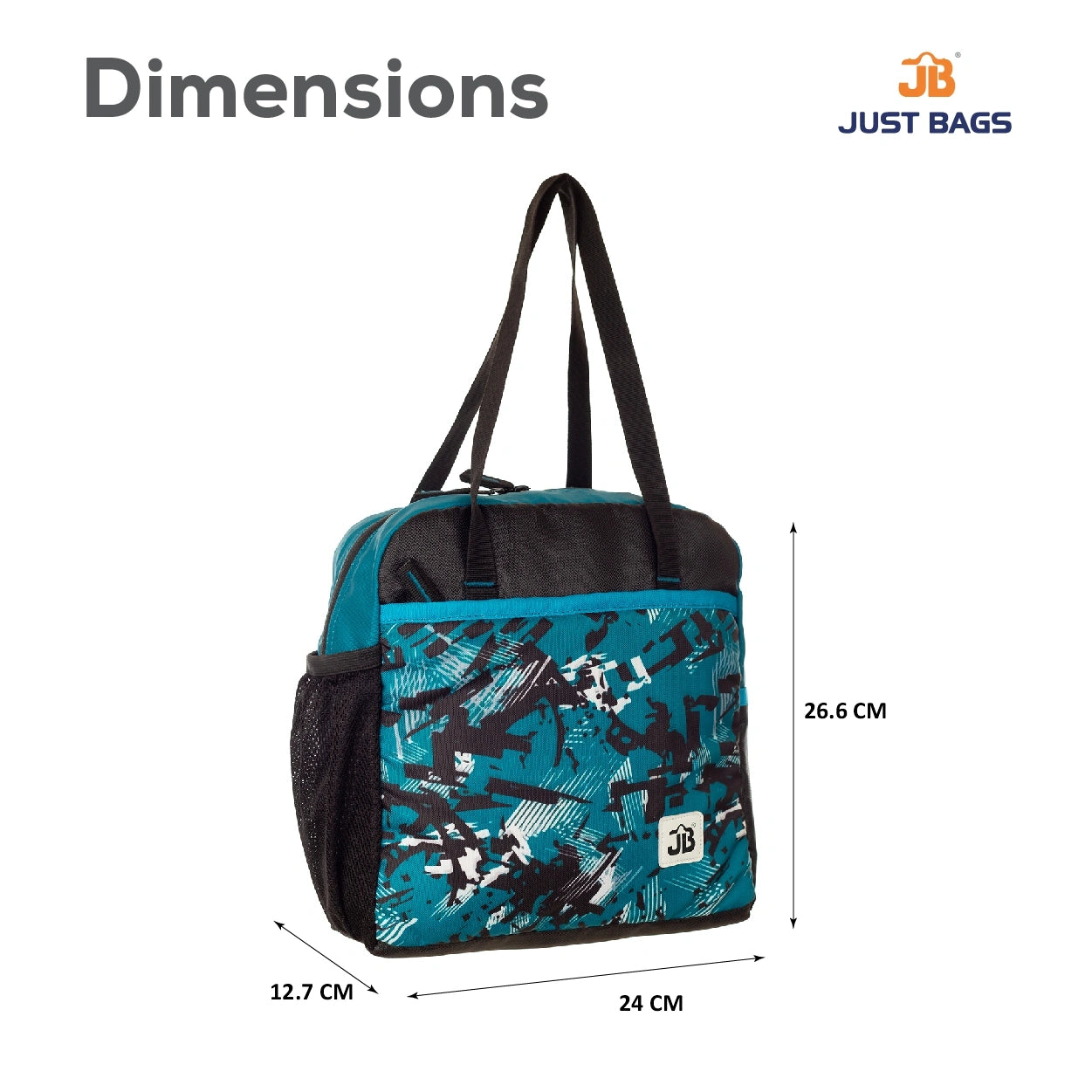 JUSTBAGS Taste-Trekker 8L Insulated Lunch Bag with Bottle Holder