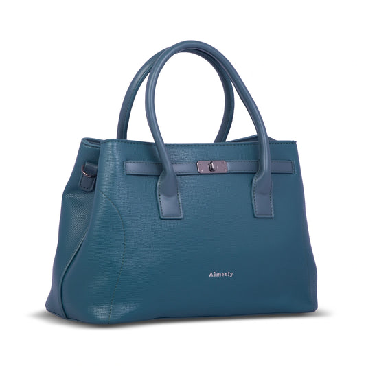 Aimleey Noir Luxe – Signature Structured Handbag