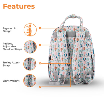 Diaper Bag Backpack - Lightweight, Durable, Travel-Friendly