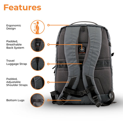 Laptop Backpack - Office, College, & Travel Essential