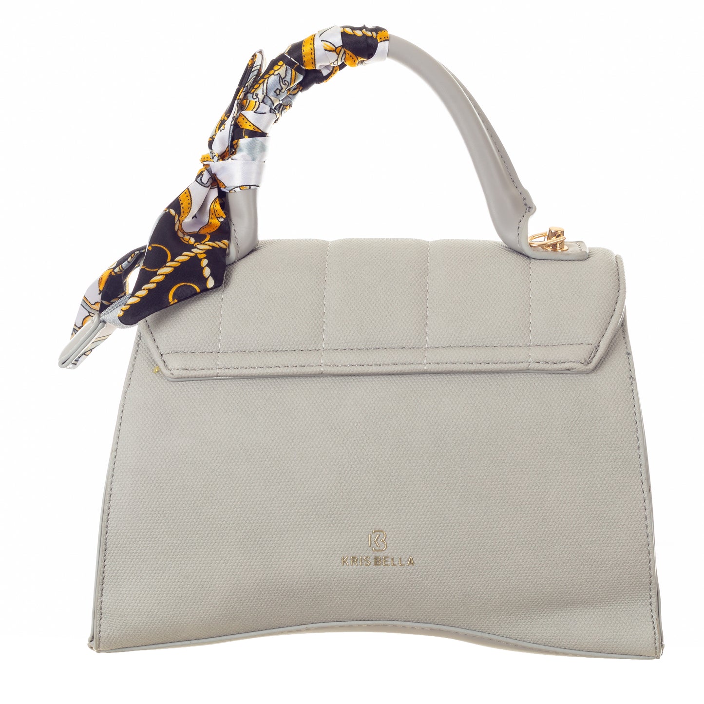 Stylish Multiway Handbag with Detachable Sling Belt - Grey