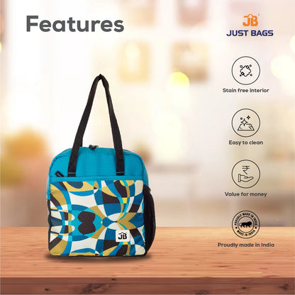 JUSTBAGS Taste-Trekker 8L Insulated Lunch Bag with Bottle Holder