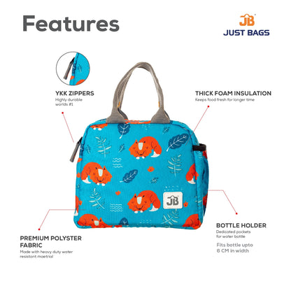 Classic School Bag(38cm)(15 inches) & Tiffin Bag(26cm) Combo – Stylish, Durable & Water-Resistant | Lightweight Backpack