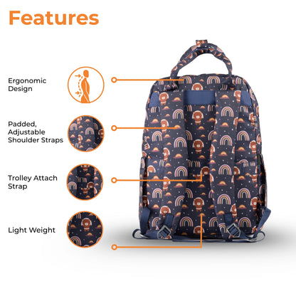 Diaper Bag Backpack - Lightweight, Durable, Travel-Friendly