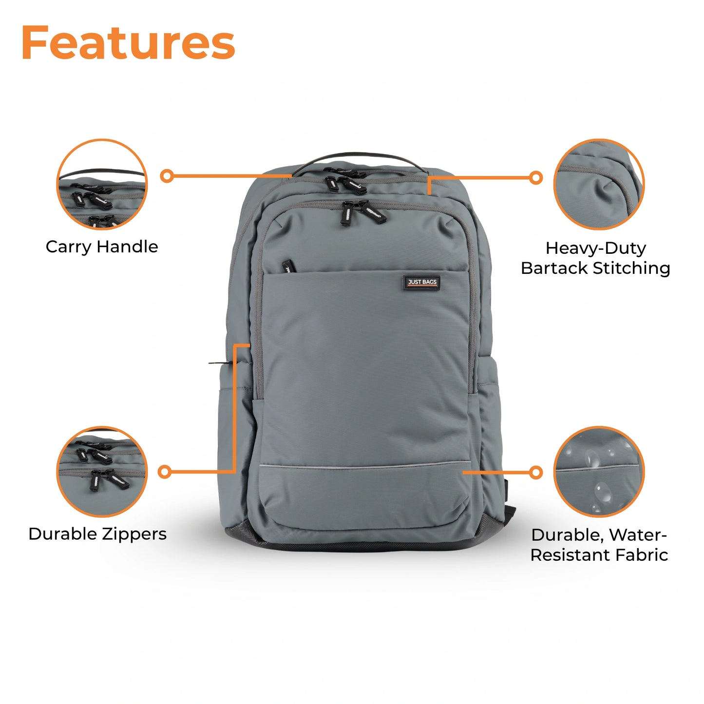 Laptop Backpack - Travel, Office, & College Essential