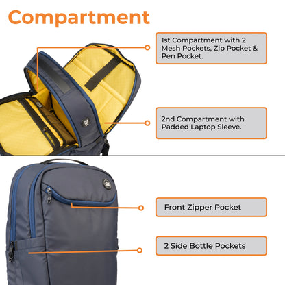 Laptop Backpack - College, Office, & Travel Essential