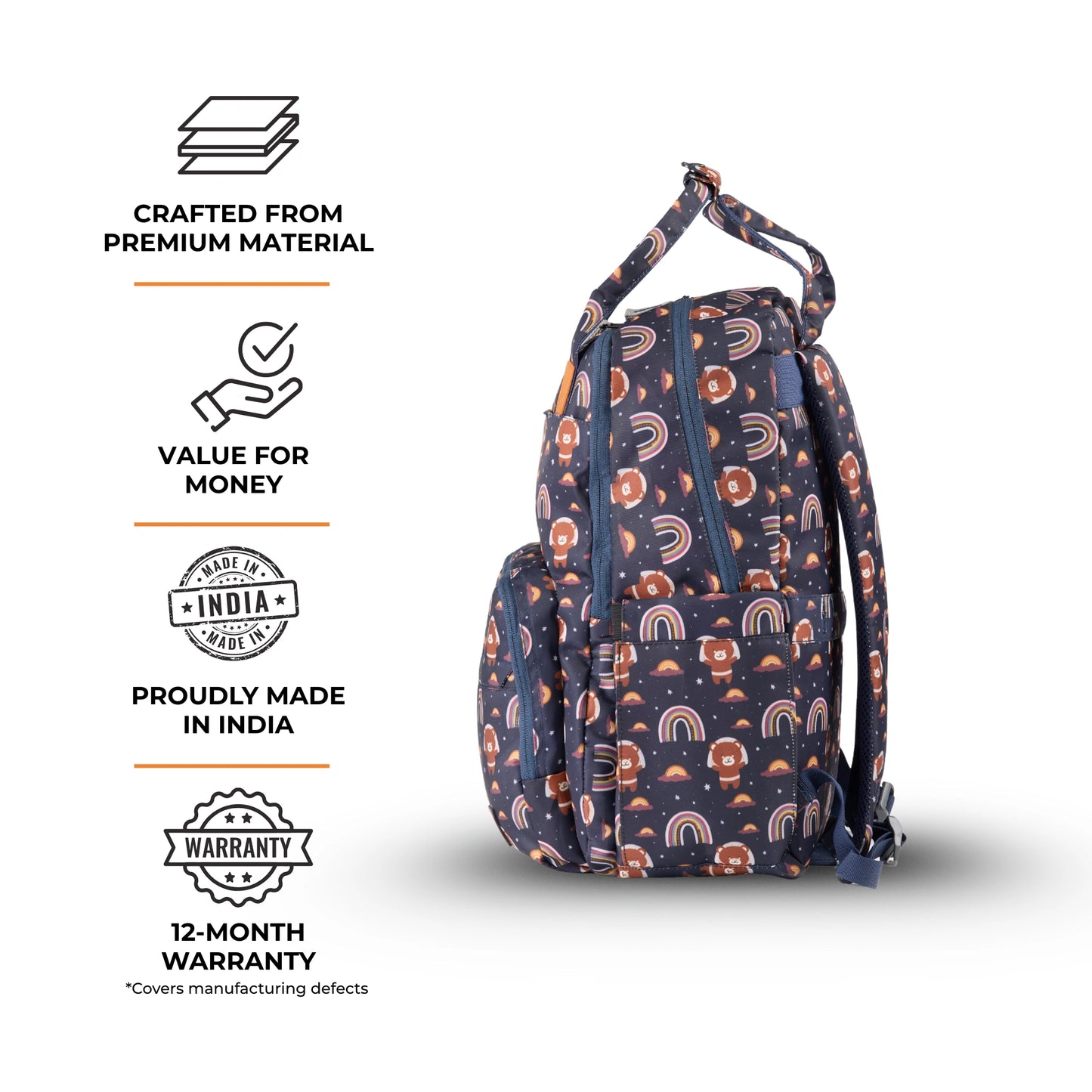 Diaper Bag Backpack - Lightweight, Durable, Travel-Friendly