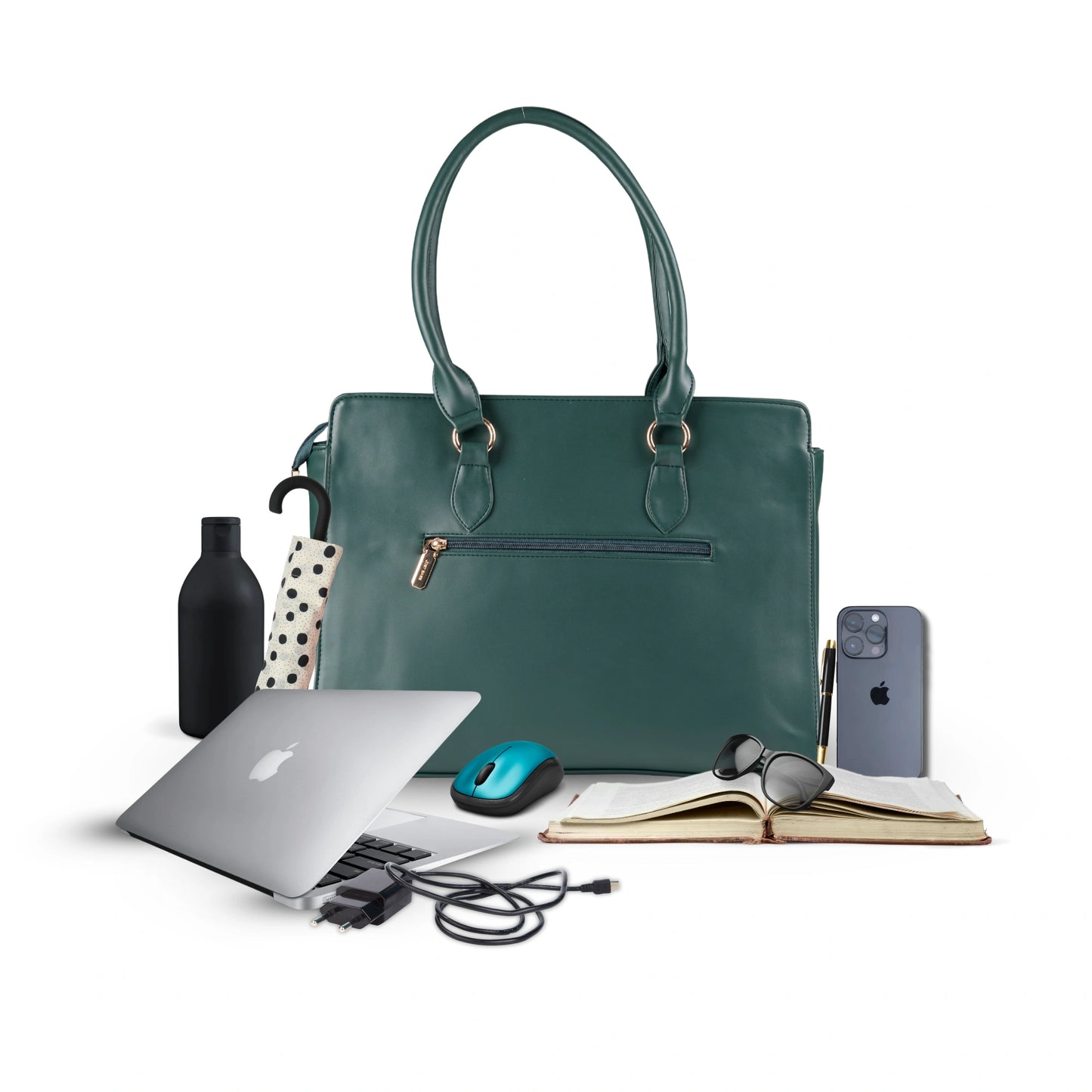 Laptop Tote Bag – Work & College Bag with Padded Laptop Compartment