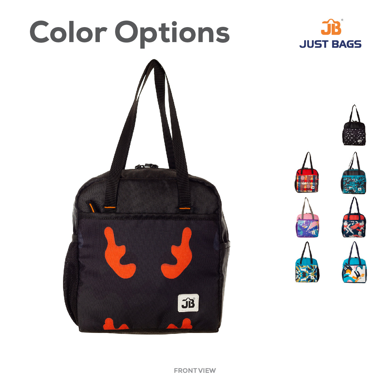 JUSTBAGS Taste-Trekker 8Ltrs Insulated Lunch Bag with Bottle Holder