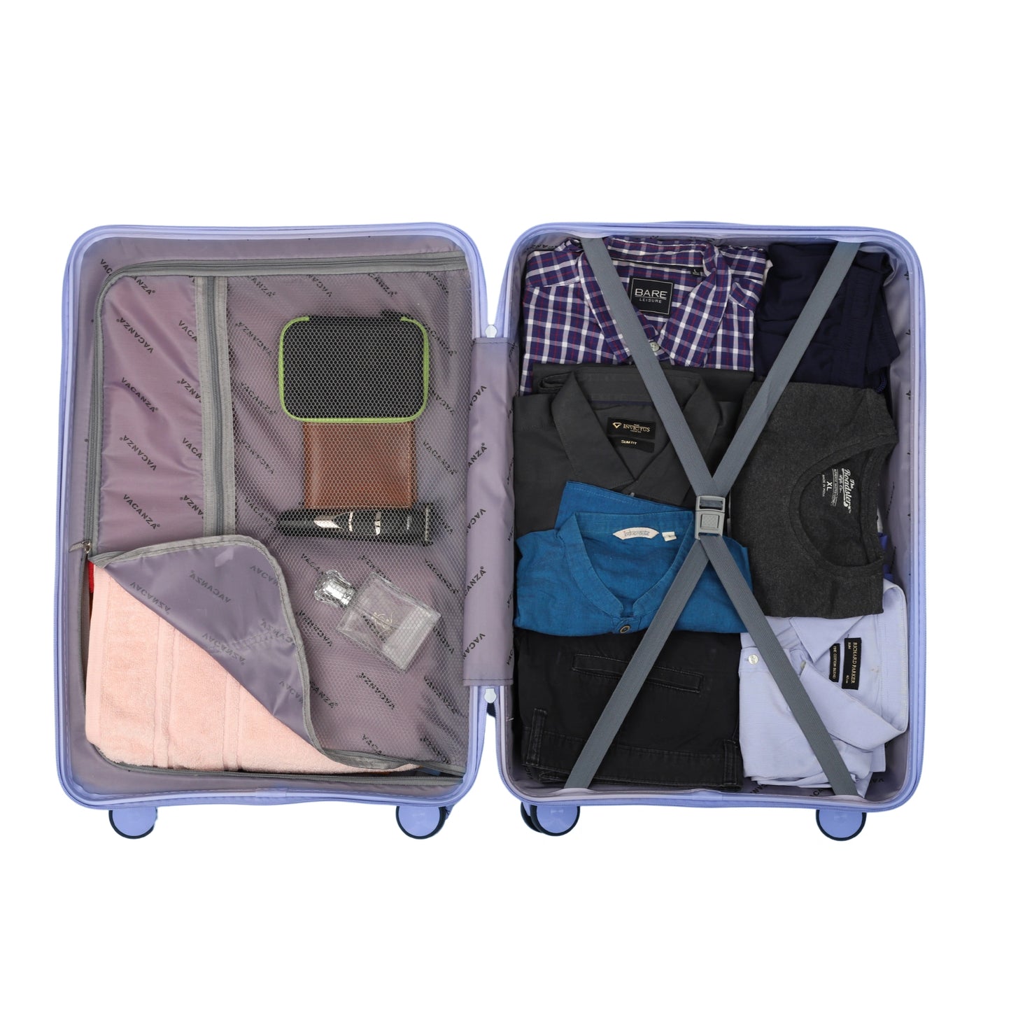 JB Vacanza Polypropylene Check-In Trolley Bags Medium Size - 24 inches (65 cm)